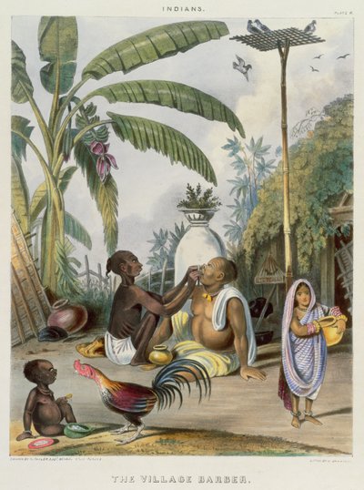 The Village Barber, plate 6 from 